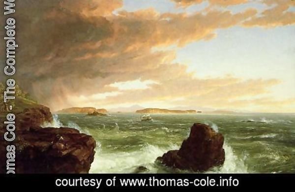 Thomas Cole - View Across Frenchman's Bay from Mount Desert Island, After a Squall