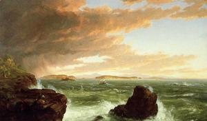 Thomas Cole - View Across Frenchman's Bay from Mount Desert Island, After a Squall