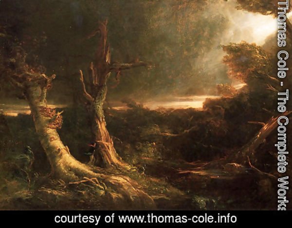 Thomas Cole - A Tornado in the Wilderness