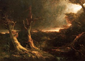 Thomas Cole - A Tornado in the Wilderness