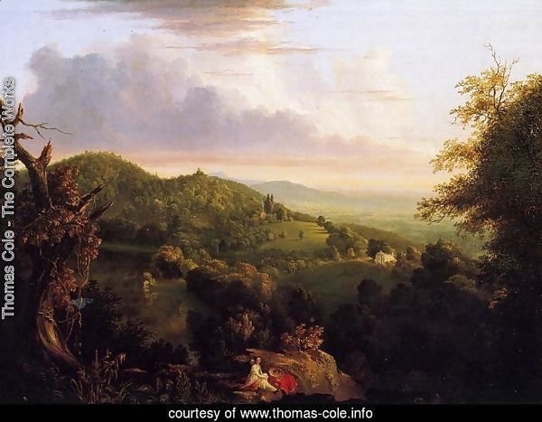 View of Monte Video, Seat of Daniel Wadsworth, Esq.