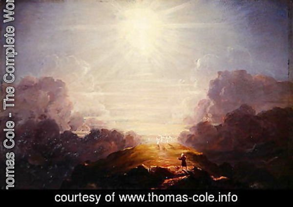 Thomas Cole - Study for the Cross and the World, c.1846