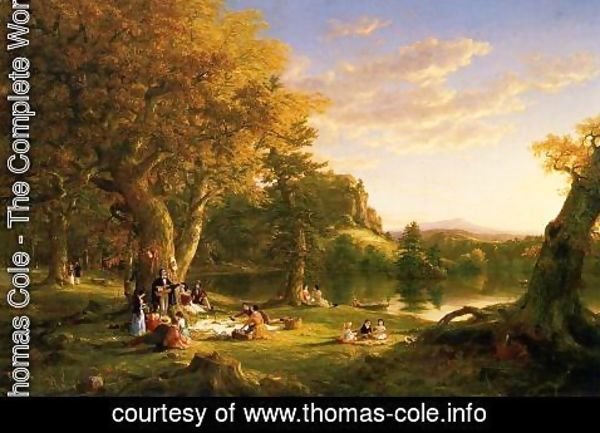 Thomas Cole - The Picnic   1846
