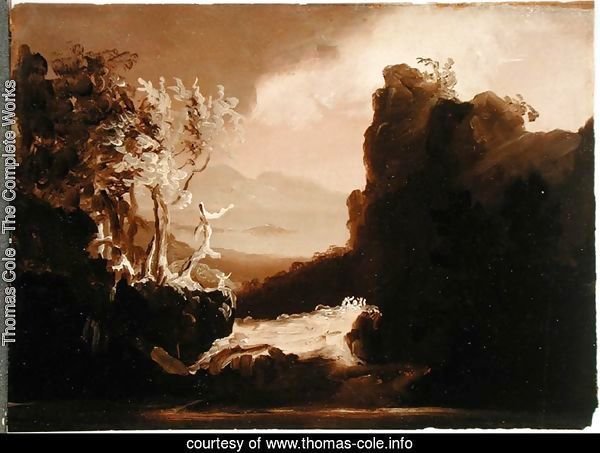 Romantic Landscape (Last of the Mohicans), 1827