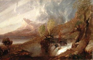 Thomas Cole - Study for a Wild Scene 1831