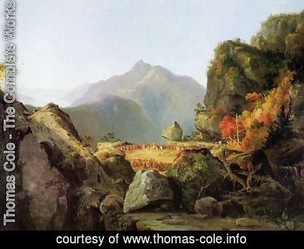 Thomas Cole - Landscape Scene from 'The Last of the Mohicans'