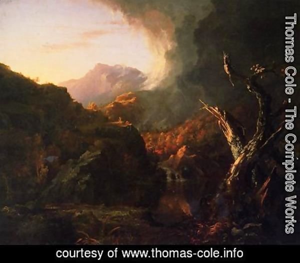 Thomas Cole - Landscape with Dead Trees