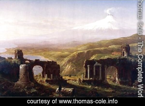 Thomas Cole - Mount Aetna from Taormina, Sicily