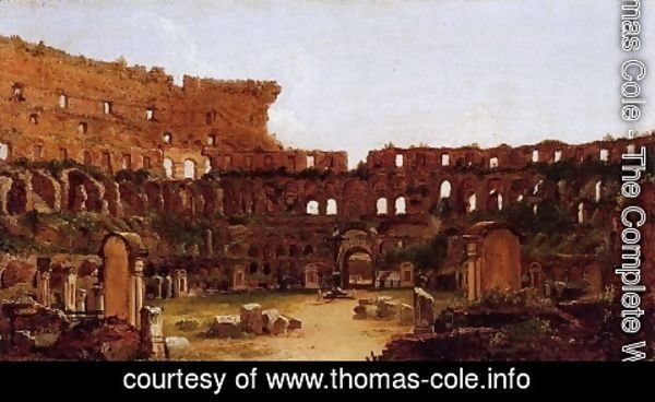 Thomas Cole - Interior of the Colosseum, Rome