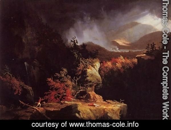 Thomas Cole - View near Ticonderoga