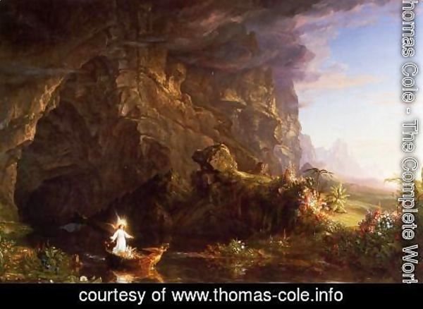 Thomas Cole - The Voyage of Life, Childhood