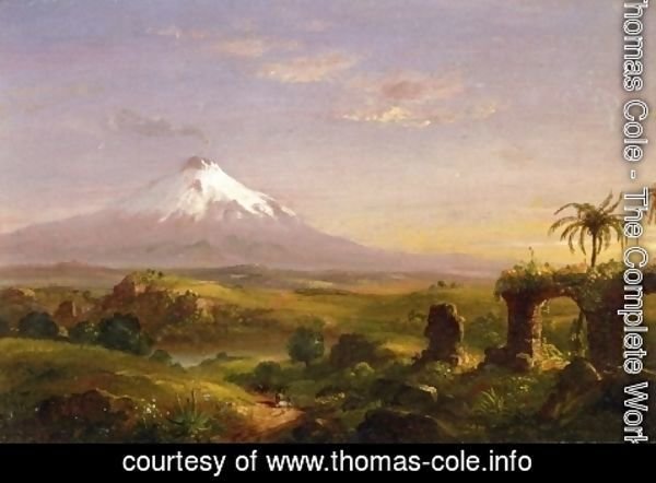 Thomas Cole - View of Mount Etna