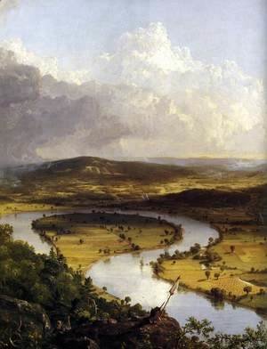Thomas Cole - View from Mount Holyoke, Northamptom, Massachusetts, after a Thunderstorm (detail) 1836