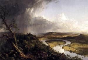 View from Mount Holyoke, Northamptom, Massachusetts, after a Thunderstorm (The Oxbow) 1836