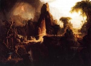 Thomas Cole - Expulsion from the Garden of Eden, 1828