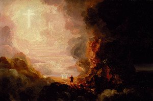 Thomas Cole - The Cross and the World: Study for 'The Pilgrim of the Cross at the End of His Journey'