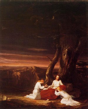 Thomas Cole - Angels Ministering to Christ in the Wilderness