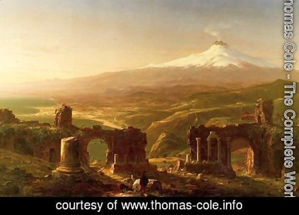 Thomas Cole - Mount Etna from Taormina