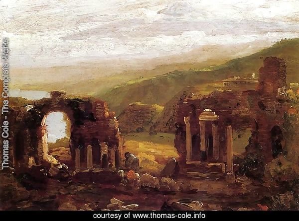 The Ruins of Taormina (sketch)