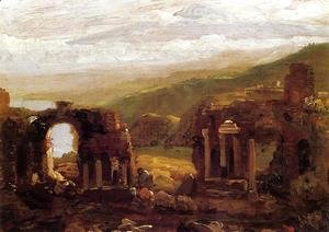 The Ruins of Taormina (sketch)
