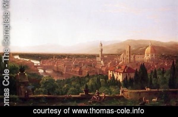 Thomas Cole - View of Florence from San Miniato