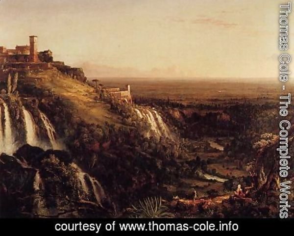 Thomas Cole - The Cascatelli, Tivoli, Looking Towards Rome