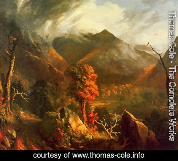 Thomas Cole - View in the White Mountains