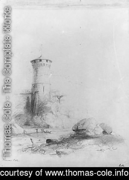 Landscape with Tower (from McGuire Scrapbook)