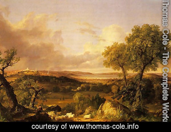 Thomas Cole - View of Boston