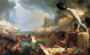 Thomas Cole - The Course of Empire: Destruction, 1836