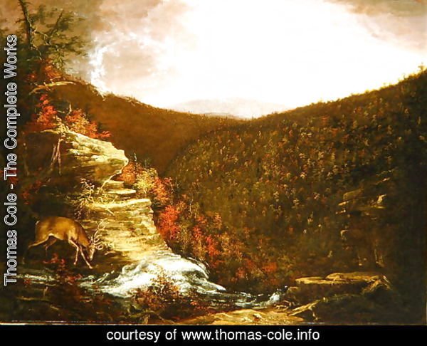 Thomas Cole From the Top of Kaaterskill Falls, 1826 Painting