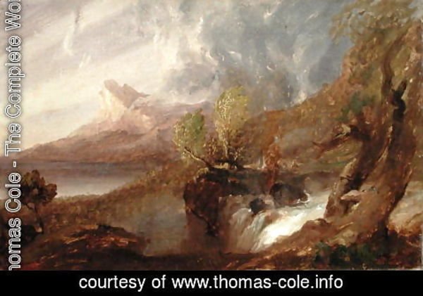 Thomas Cole - Study for a Wild Scene 1831