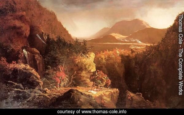 Landscape with Figures: A Scene from 'The Last of the Mohicans'