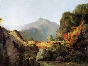 Thomas Cole - Landscape Scene from 'The Last of the Mohicans'