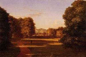 Thomas Cole - The Gardens of the Van Rensselaer Manor House