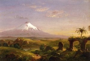 Thomas Cole - View of Mount Etna