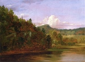 Thomas Cole - Landscape (American Lake in Summer)
