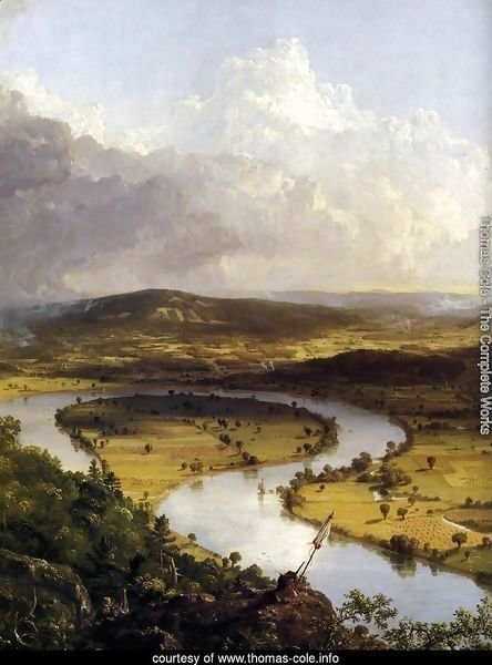 View from Mount Holyoke, Northamptom, Massachusetts, after a Thunderstorm (detail) 1836