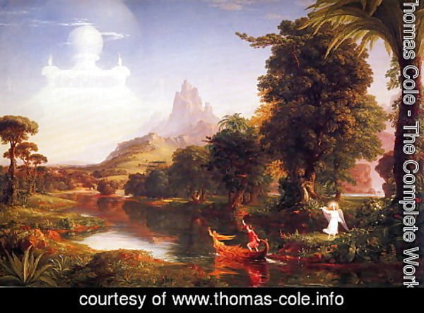 Thomas Cole - Voyage of Life. Youth